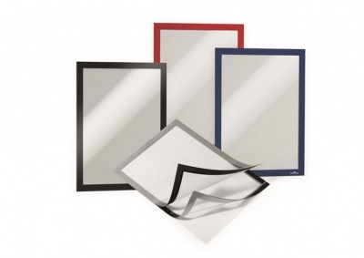 Infokeret, A4, öntapadó háttal, DURABLE "DURAFRAME", kék