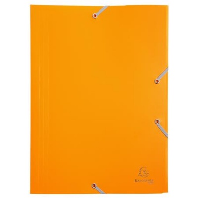 Gumis mappa, PP, A4, EXACOMPTA "Opak", sárga