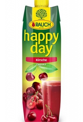 Gyümölcsnektár, 50%, 1 l, RAUCH "Happy day", amarena meggy
