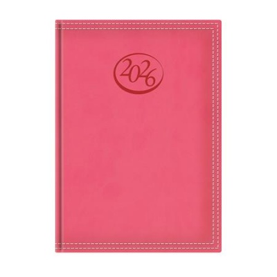 Naptár, tervező, B5, heti, TOPTIMER, "Ace", korallpiros