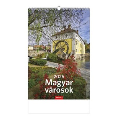 Naptár, fali, TOPTIMER "Magyar városok"