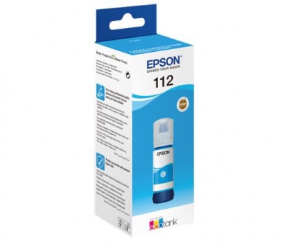 T06C24A Tinta, EcoTank L6550, 6570, 6580 nyomtatókhoz, EPSON, cián, 70 ml